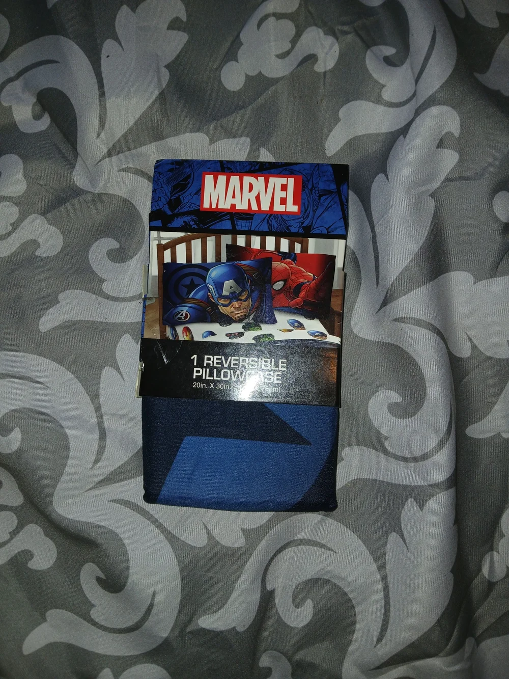 Marvel Reversible Pillowcase - Blue